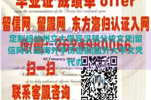 定制纽约州立大学宾汉顿分校文凭|留信网认证|海外学历造假|国外大学文凭代办