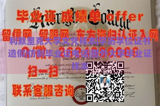 利默里克大学文凭样本|学历学位证书造假|仿制毕业证电话|国外大学毕业证样本