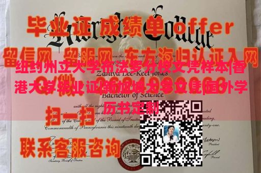 纽约州立大学布法罗分校文凭样本|香港大学毕业证|新加坡大学文凭|国外学历书定制