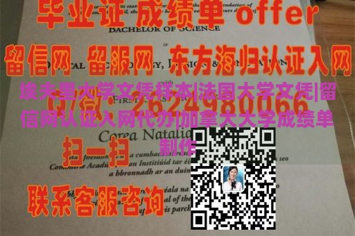 埃夫里大学文凭样本|法国大学文凭|留信网认证入网代办|加拿大大学成绩单制作