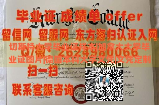 切斯特大学毕业证样本|加拿大大学毕业证图片|德国本科大学文凭|文凭定制