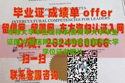 专修大学毕业证样本|爱荷华大学毕业证图片|留信网认证入网查询|国外大学学位证书图片