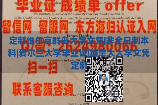 定制维尔京群岛大学文凭|非全日制本科|爱尔兰大学毕业证|加拿大大学文凭定制