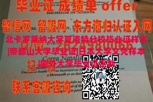 北卡罗莱纳大学夏洛特分校毕业证样本|帝都山大学毕业证|日本大学文凭样本|国外大学毕业证定制