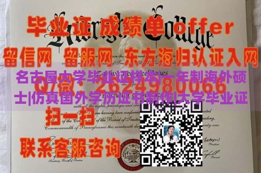 名古屋大学毕业证样本|一年制海外硕士|仿真国外学历证书制作|大学毕业证