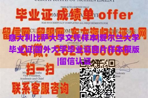 意大利比萨大学文凭样本|爱尔兰大学毕业证|国外大学毕业证图片样本模版|留信认证