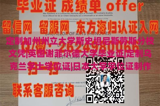 定制加州州立大学斯史坦尼斯劳斯分校文凭|英国谢菲尔德大学毕业证|定制乌克兰学士学位证|日本大学学位证制作