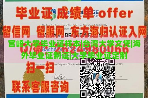 宫崎大学毕业证样本|台湾大学文凭|海外毕业证制证|大学毕业证定制