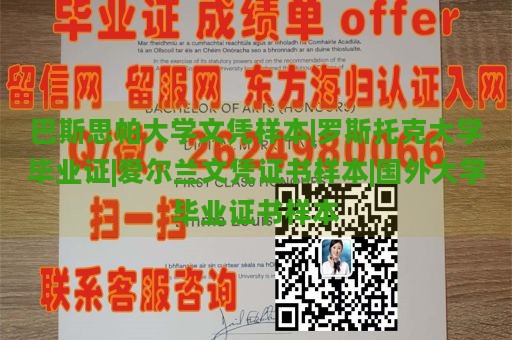 巴斯思帕大学文凭样本|罗斯托克大学毕业证|爱尔兰文凭证书样本|国外大学毕业证书样本