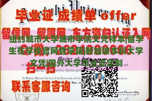 纽约城市大学城市学院文凭样本|留学生在学校官网查学籍|新加坡本科大学文凭|国外大学毕业证定制