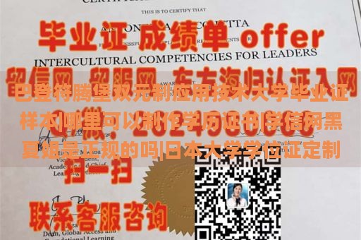 巴登符腾堡双元制应用技术大学毕业证样本|哪里可以制作学历证书|学信网黑夏姐是正规的吗|日本大学学位证定制